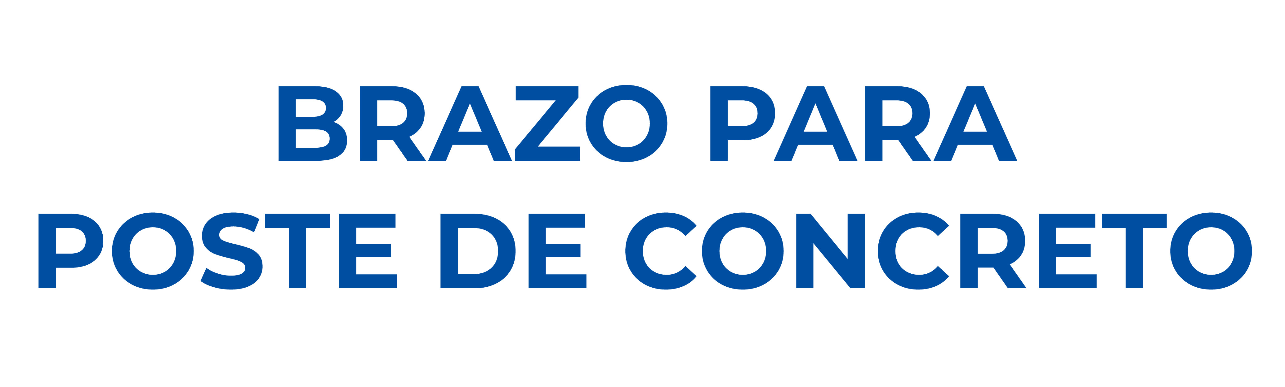 Brazo Para poste de Concreto
