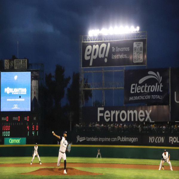 El estadio de béisbol de Aguascalientes y su nueva iluminación